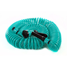 Шланг спіральний 22,5м+ пістолет-розпилювач на 8 режимів СИЛА