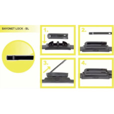 Адаптер до щіток склоочисника 6/8 Bajonett Lock (1кт-2шт) Alca