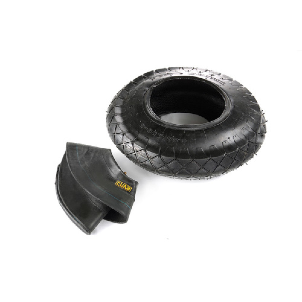 Камера + покришка 4PR для колеса 4х8'' тачки садово- будівельної СИЛА