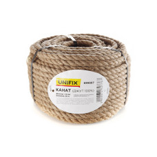 Канат (джут 100%) 16мм 50м UNIFIX