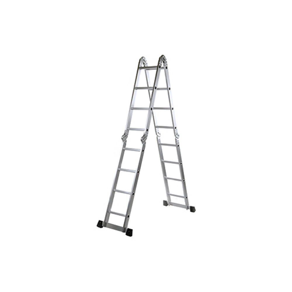 Драбина трансформер 4-секційна алюмінієва 4х4 сходинки APRO