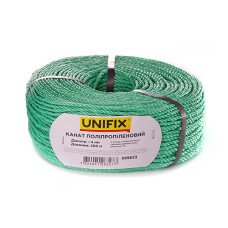 Канат поліпропіленовий 4мм 200м UNIFIX