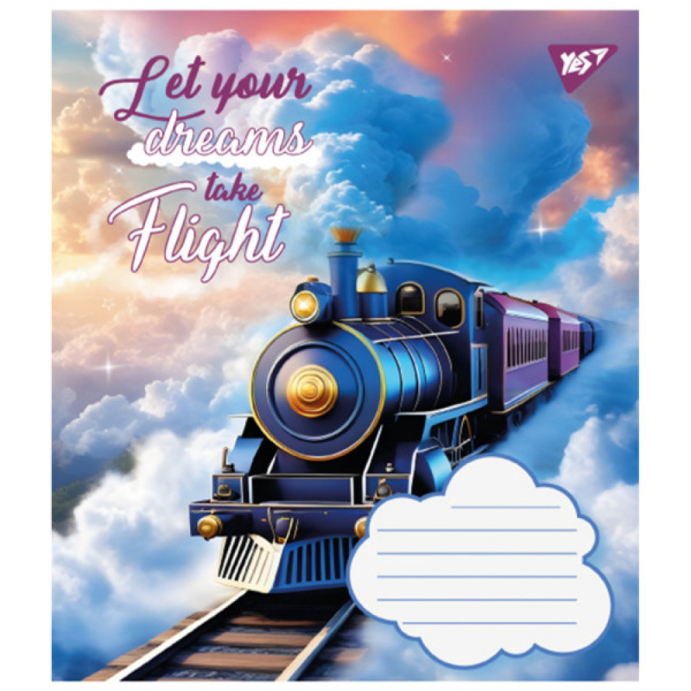 Зошит Yes Let your dreams 12 аркушів лінія (766947)
