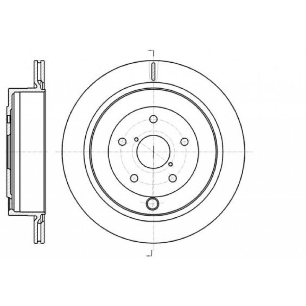 Гальмівний диск REMSA 61042.10