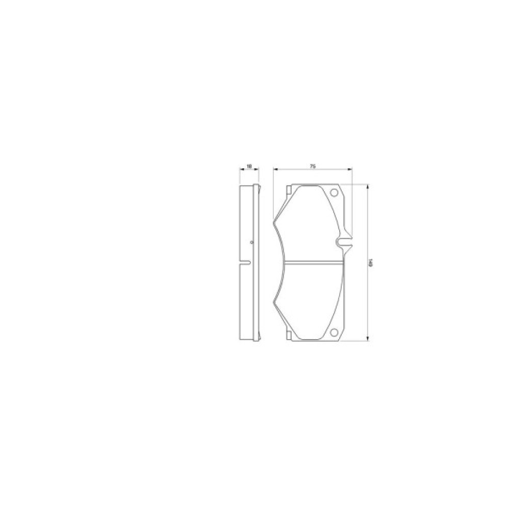 Гальмівні колодки Bosch 0 986 467 841