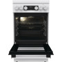Плита Gorenje комбінована, 70л, 50x60см, IconLed, чавун, з кришкою, білий