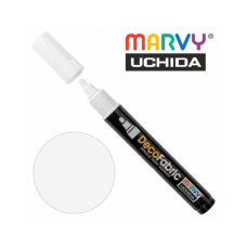 Художній маркер Marvy для розпису тканин, Білий, односторонній, #223, DecoFabric (028617260006)