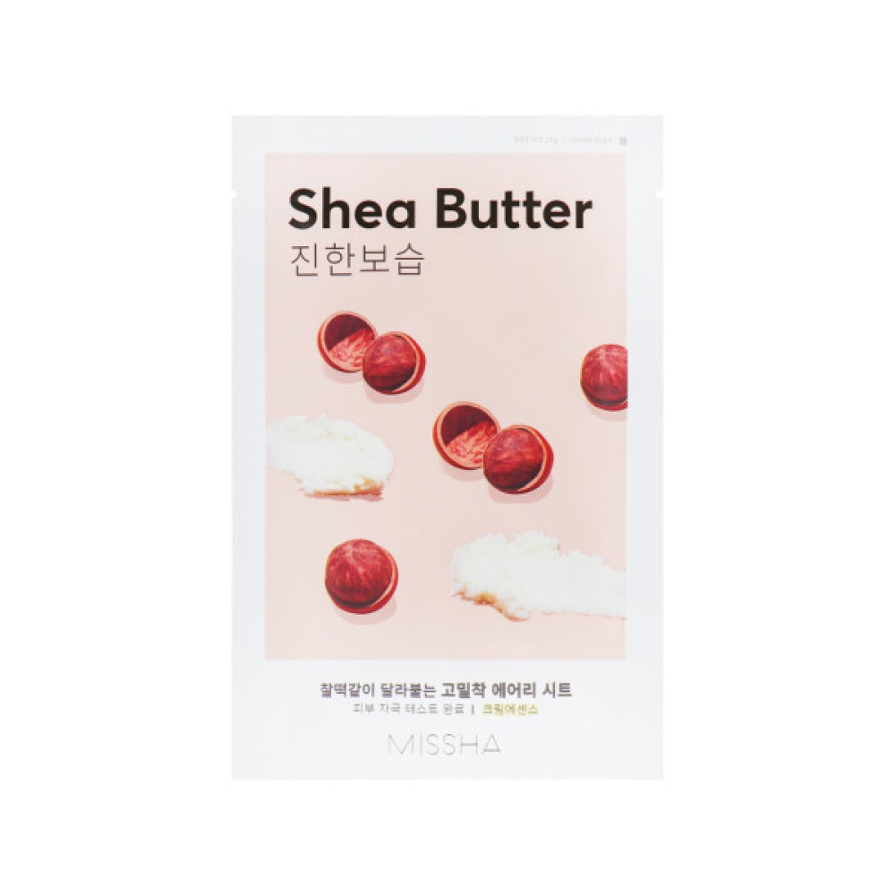 Маска для обличчя Missha Airy Fit Sheet Mask Shea Butter 19 г (8809747963706)