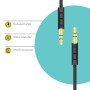 Кабель мультимедійний 3.5mm M to 3.5mm M 1.0m black Piko (1283126489150) Кабель мультимедійний 3.5mm M to 3.5mm M 1.0m black Piko (1283126489150)