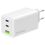 Зарядний пристрій ColorWay C101B GaN Mini 100W PD PPS 2xUSB-C + USB-A white (CW-CHS061PD-WT)