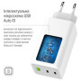 Зарядний пристрій ColorWay C101B GaN Mini 100W PD PPS 2xUSB-C + USB-A white (CW-CHS061PD-WT)