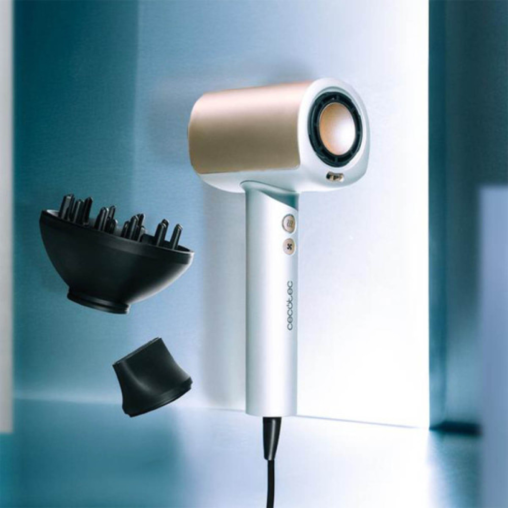 Фен Cecotec DryGlam Nano Plasma Champagne (A01_EU01_101438)