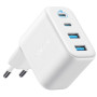 Зарядний пристрій Anker 2xUSB-C + 2xUSB 50W white (A121EG21)