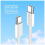 Дата кабель USB-C to USB-C 1.0m 60W 3.0А grey ColorWay (CW-CBPDCC061-GR) Дата кабель USB-C to USB-C 1.0m 60W 3.0А grey ColorWay (CW-CBPDCC061-GR)