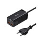 Зарядний пристрій Baseus 2xUSB-C 100W + 2xUSB GaN black (CCGP000101)