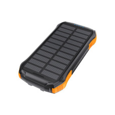 Батарея універсальна Choetech 10000mAh, 5V/2.1A, solar panel, Qi-5W, Black-Orange (B659-OR)
