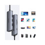 Концентратор Choetech USB-C 7-in-1 3хUSB 3.0+USB-C PD100W+HDMI 4K 30HZ+SD/TF USB3.1 (HUB-M19-GY) Концентратор Choetech USB-C 7-in-1 3хUSB 3.0+USB-C PD100W+HDMI 4K 30HZ+SD/TF USB3.1 (HUB-M19-GY)