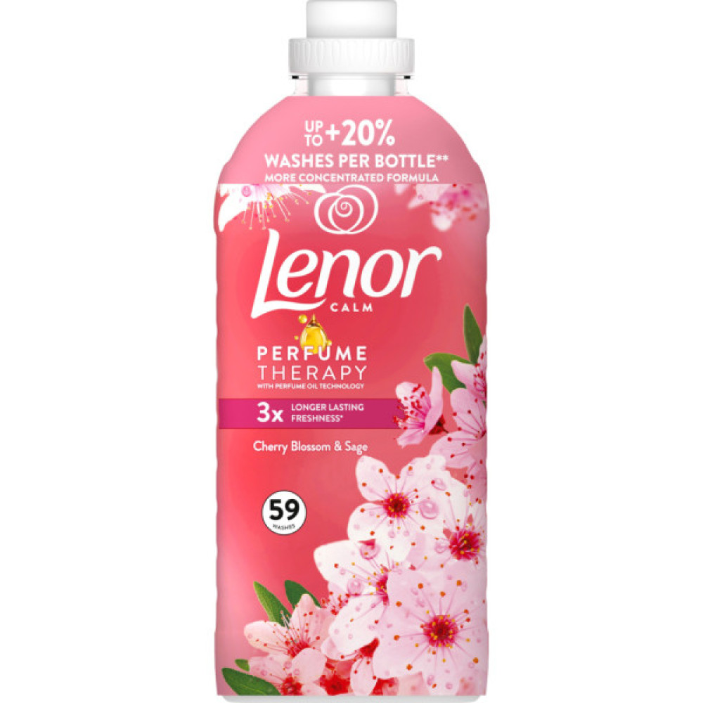 Кондиціонер для білизни Lenor Вишневий цвіт та шавлія 1.239 л (8700216723602)