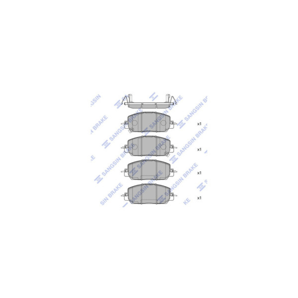 Гальмівні колодки HI-Q SP4176