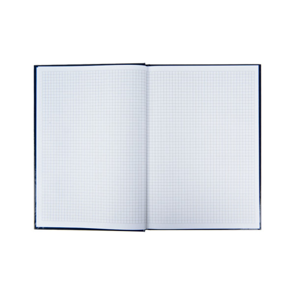 Канцелярська книга Axent Wisdom А4, 96 аркушів, клітинка, темно синя (8422-553-A)
