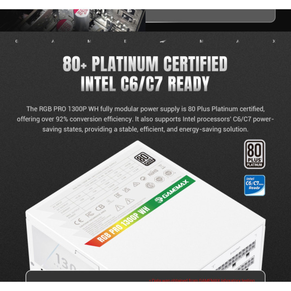 GAMEMAX RGB PRO 1300P WH