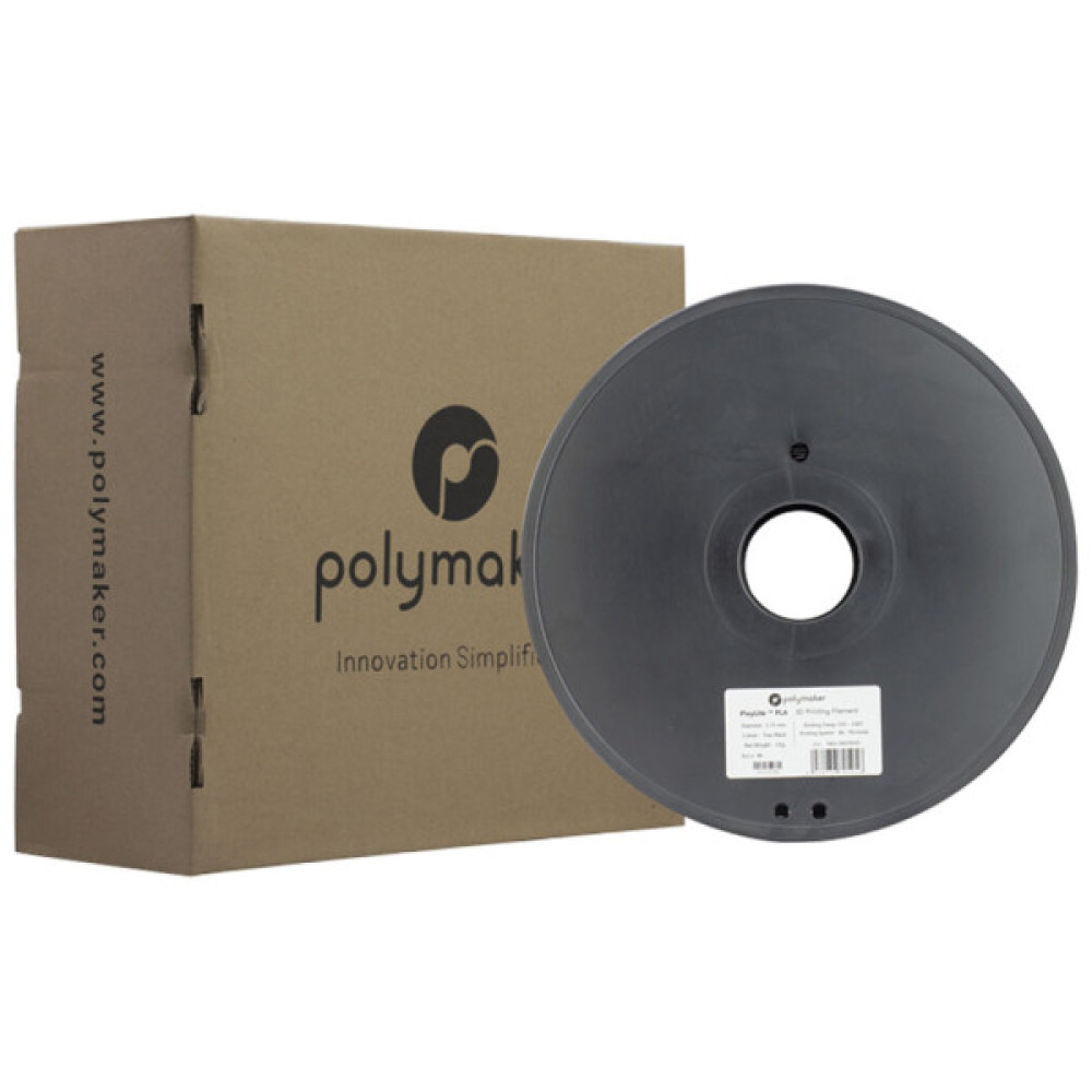 Пластик для 3D-принтера Polymaker PLA POLYLITE 1,75mm 3kg BLACK (PA02037)