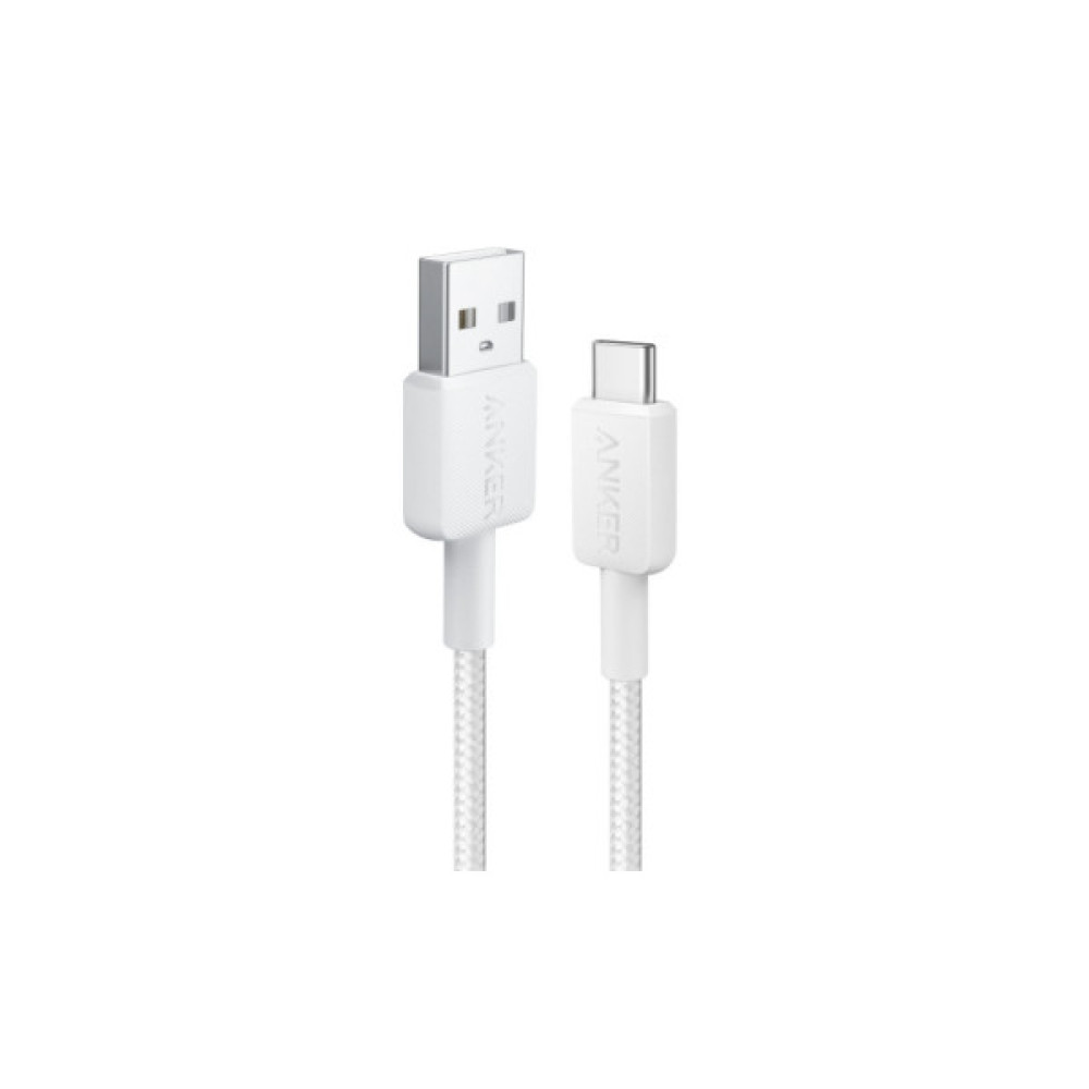 Дата кабель USB 2.0 AM to USB-C 1.8m 322 white Anker (A81H6H21)