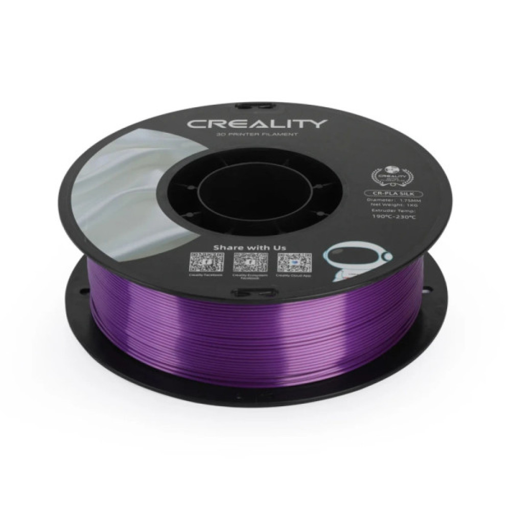 Пластик для 3D-принтера Creality PLA silky shine 1кг, 1.75мм, purple (3301120005)