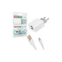 Зарядний пристрій XO L75 2USB/2.4A + Type-C White (XO-L75-T) Зарядний пристрій XO L75 2USB/2.4A + Type-C White (XO-L75-T)
