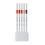 Лайнер UNI набір Emott Passion Color 0.4 мм 5 кольорів (PEM-SY/5C.02PC) Лайнер UNI набір Emott Passion Color 0.4 мм 5 кольорів (PEM-SY/5C.02PC)