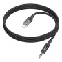 Кабель мультимедійний Lightning to 3.5mm M 1.0m Black HOCO (6942007612524) Кабель мультимедійний Lightning to 3.5mm M 1.0m Black HOCO (6942007612524)
