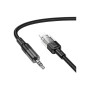 Кабель мультимедійний Lightning to 3.5mm M 1.0m Black HOCO (6942007612524) Кабель мультимедійний Lightning to 3.5mm M 1.0m Black HOCO (6942007612524)