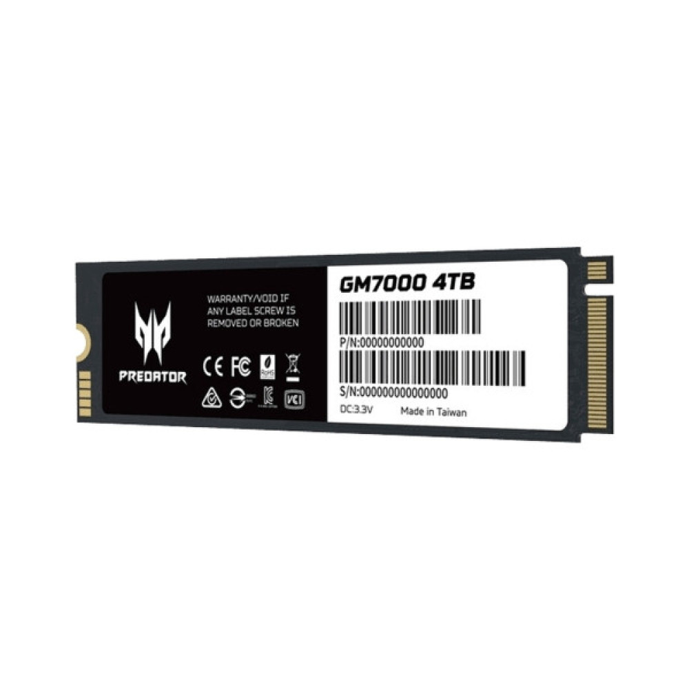 Накопичувач SSD M.2 2280 4TB GM7000 Acer Predator (BL.9BWWR.107)