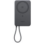 Батарея універсальна Ugreen 10000mAh 30W 1xUSB-C + 15W Magnetic Wireless + cable USB-C black (75982B)