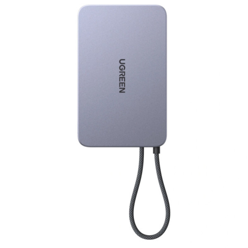 Батарея універсальна Ugreen 10000mAh 30W 1xUSB-C + 15W Magnetic Wireless + cable USB-C black (75982B)