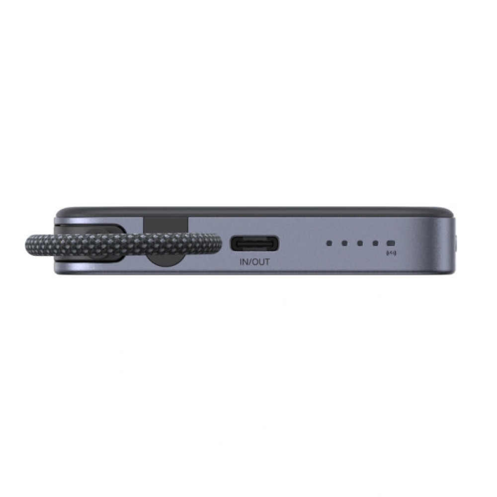 Батарея універсальна Ugreen 10000mAh 30W 1xUSB-C + 15W Magnetic Wireless + cable USB-C black (75982B)