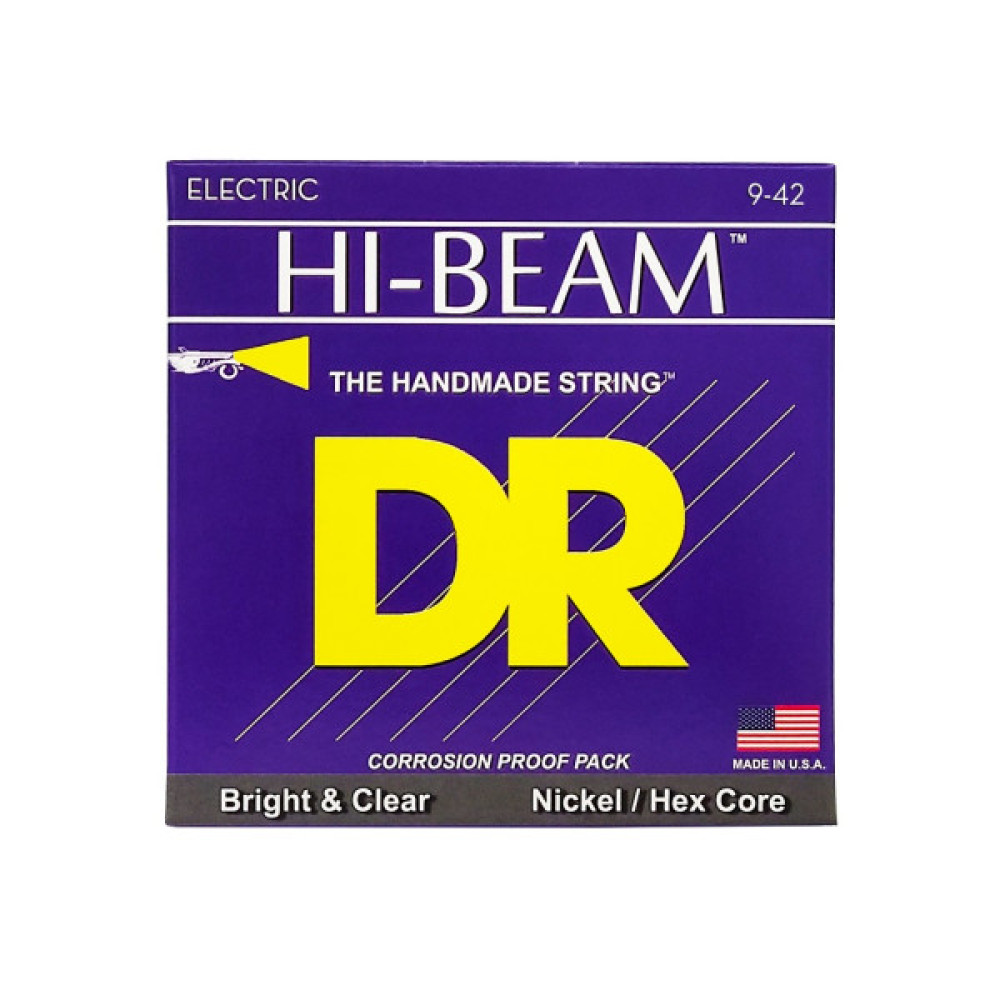 Струни для гітари DR Strings HI-BEAM Electric - Light (09-42) (LTR-9)