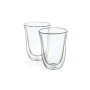 Набір склянок DeLonghi Latte Macchiato 2 шт 330 мл (00000010992) Набір склянок DeLonghi Latte Macchiato 2 шт 330 мл (00000010992)