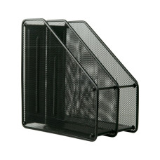 Лоток для паперів Axent вертикальний 2-в-1, металевий, чорний (2126-01-A)