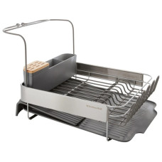 Сушарка для посуду KitchenAid Sinkware 61,5 x 38,5 x 37,5 см сірий (KEG896BXCGA)