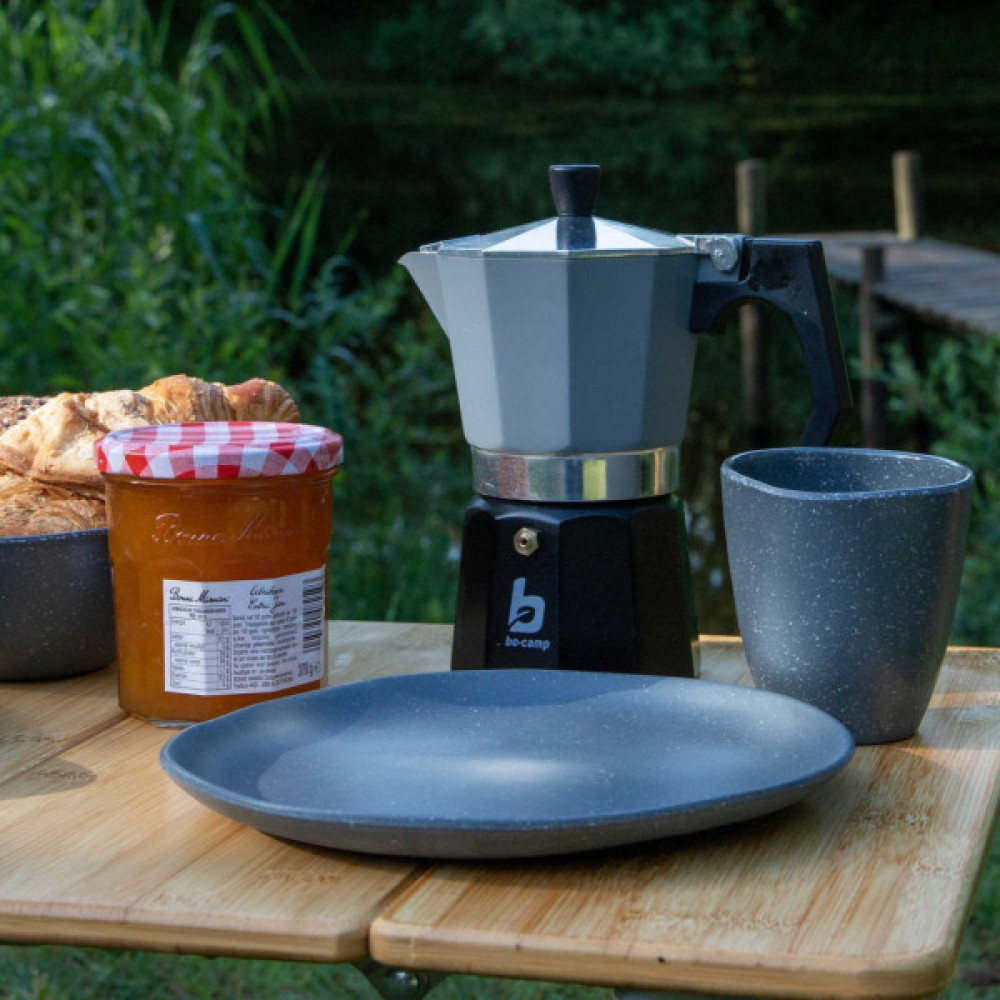 Гейзерна кавоварка Bo-Camp Hillingdon 3-cups Grey/Black (2200515) (DAS303865)