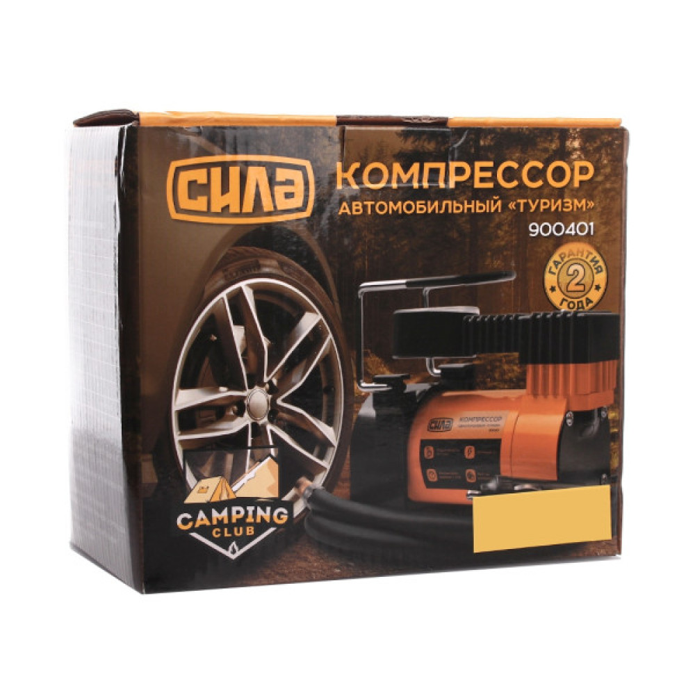 Автомобільний компресор СИЛА СТАНДАРТ 35л/хв, 7 Атм (900401)