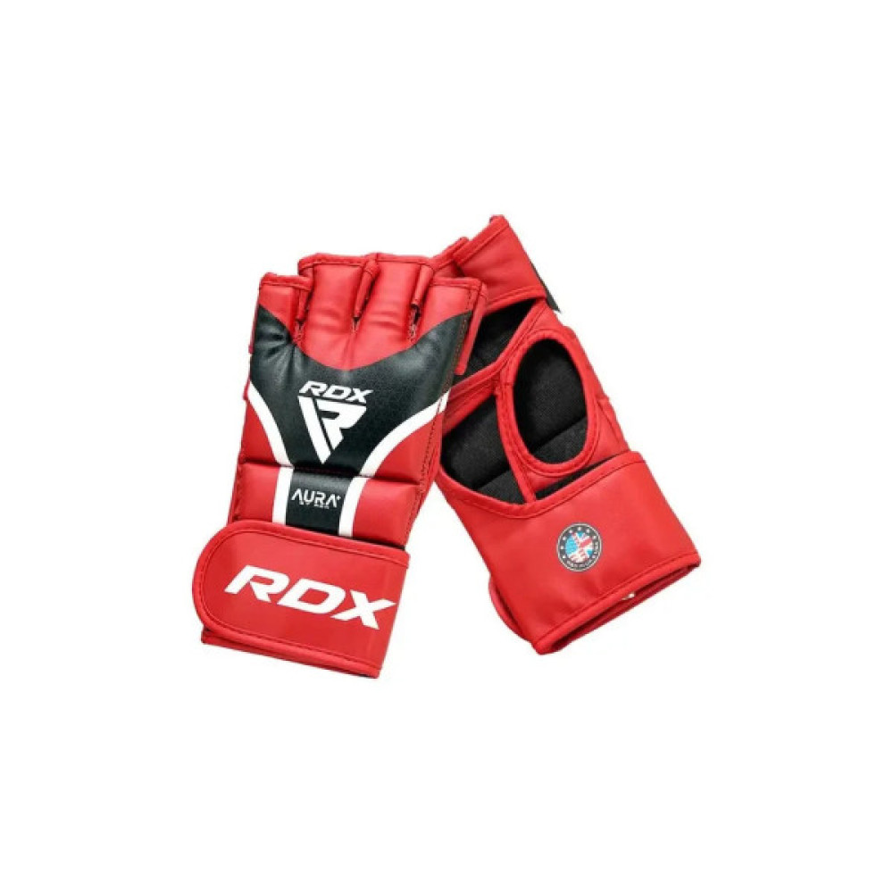 Рукавички для MMA RDX Aura Plus T-17 Red/Black XL (GGR-T17RB-XL+)
