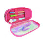 Пенал Cool For School 2 відділення неоновий з помпоном Блакитний (CF6618-blue) Пенал Cool For School 2 відділення неоновий з помпоном Блакитний (CF6618-blue)