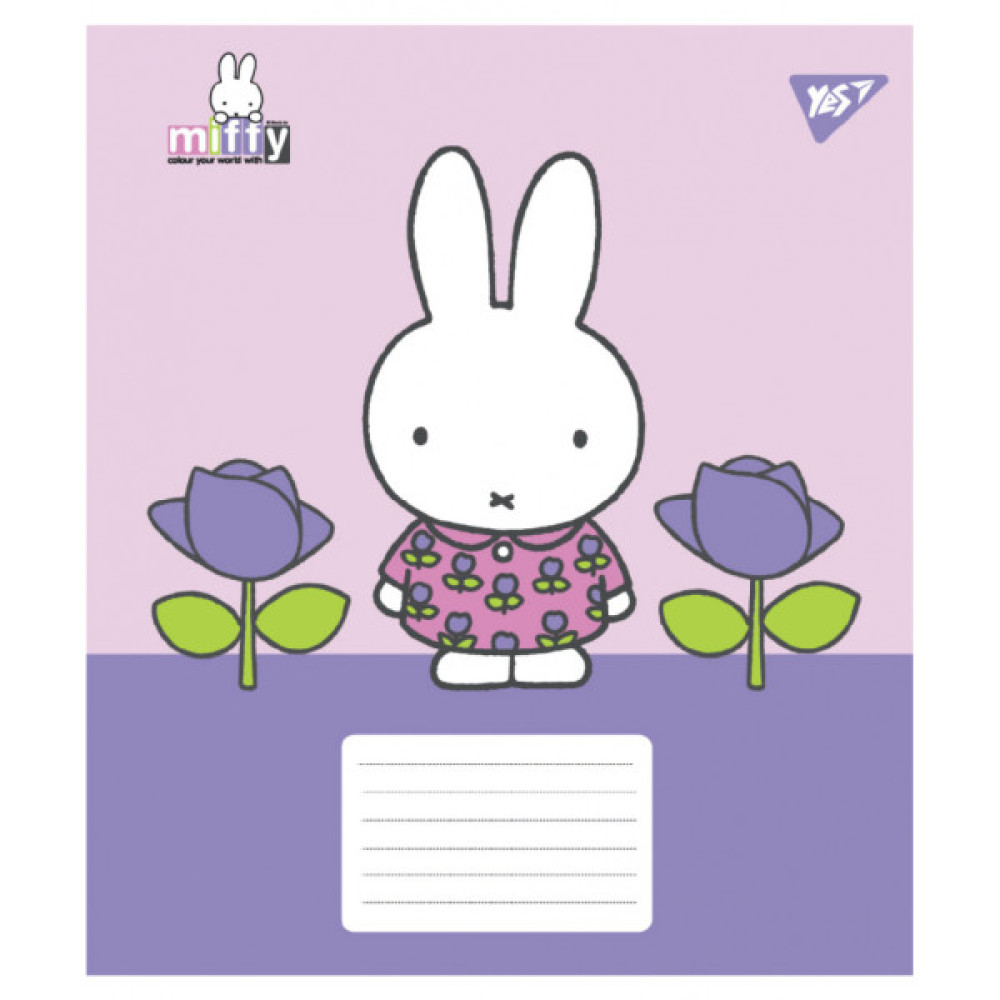 Зошит Yes Miffy Spring А5 12 аркушів лінія (767625)