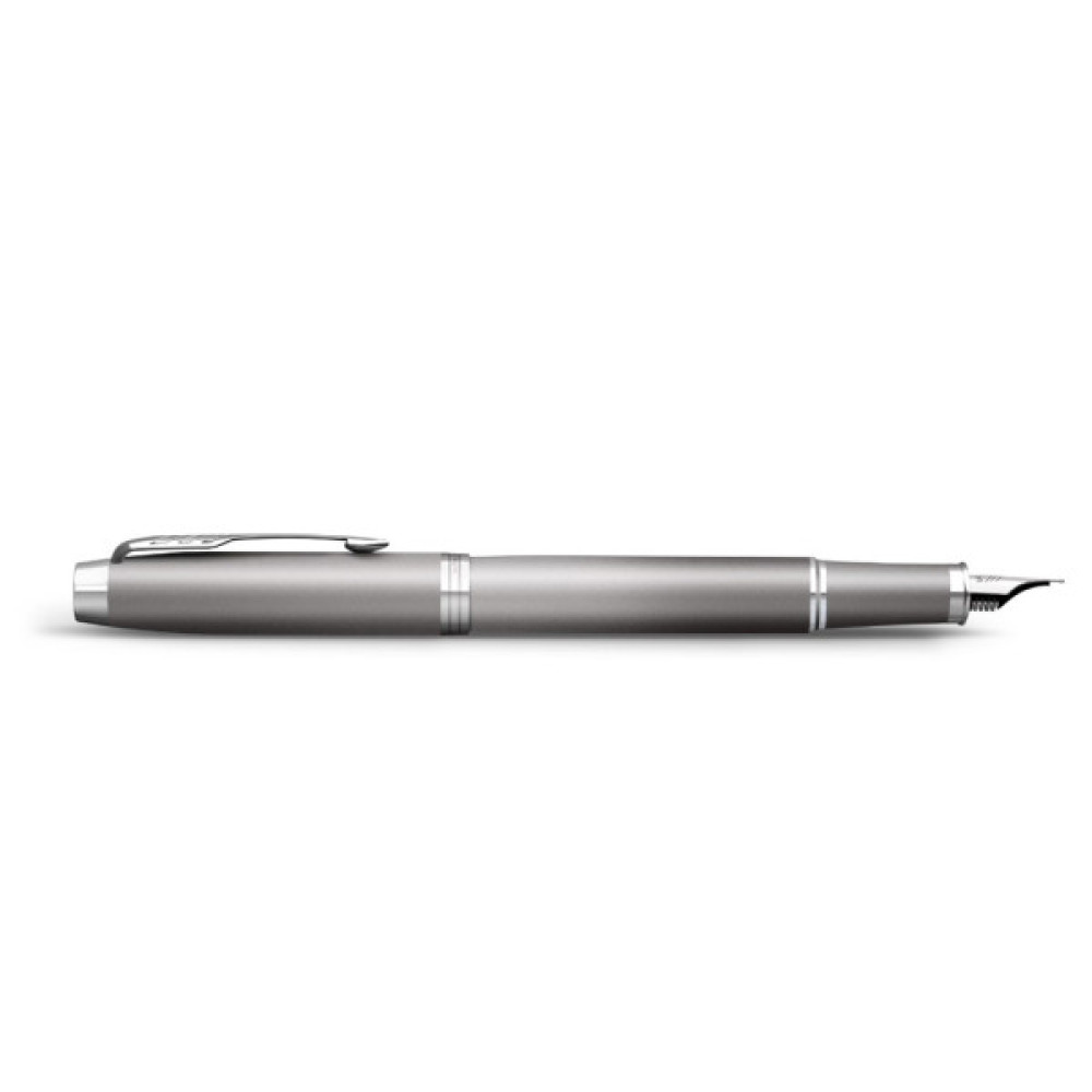Ручка пір'яна Parker IM 17 Rituals Grey CT  FP F + Пакет Parker Rituals (29 211)