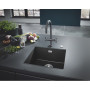 Мийка кухонна Grohe K700U, граніт, прямокут., без крила, 457x406x203мм, чаша - 1, врізна/під стільницю, чорний граніт Мийка кухонна Grohe K700U, граніт, прямокут., без крила, 457x406x203мм, чаша - 1, врізна/під стільницю, чорний граніт