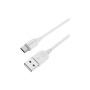 Дата кабель USB 2.0 AM to USB-C 1.0m 2.4A PVC BX14 white BOROFONE (6957531089995) Дата кабель USB 2.0 AM to USB-C 1.0m 2.4A PVC BX14 white BOROFONE (6957531089995)