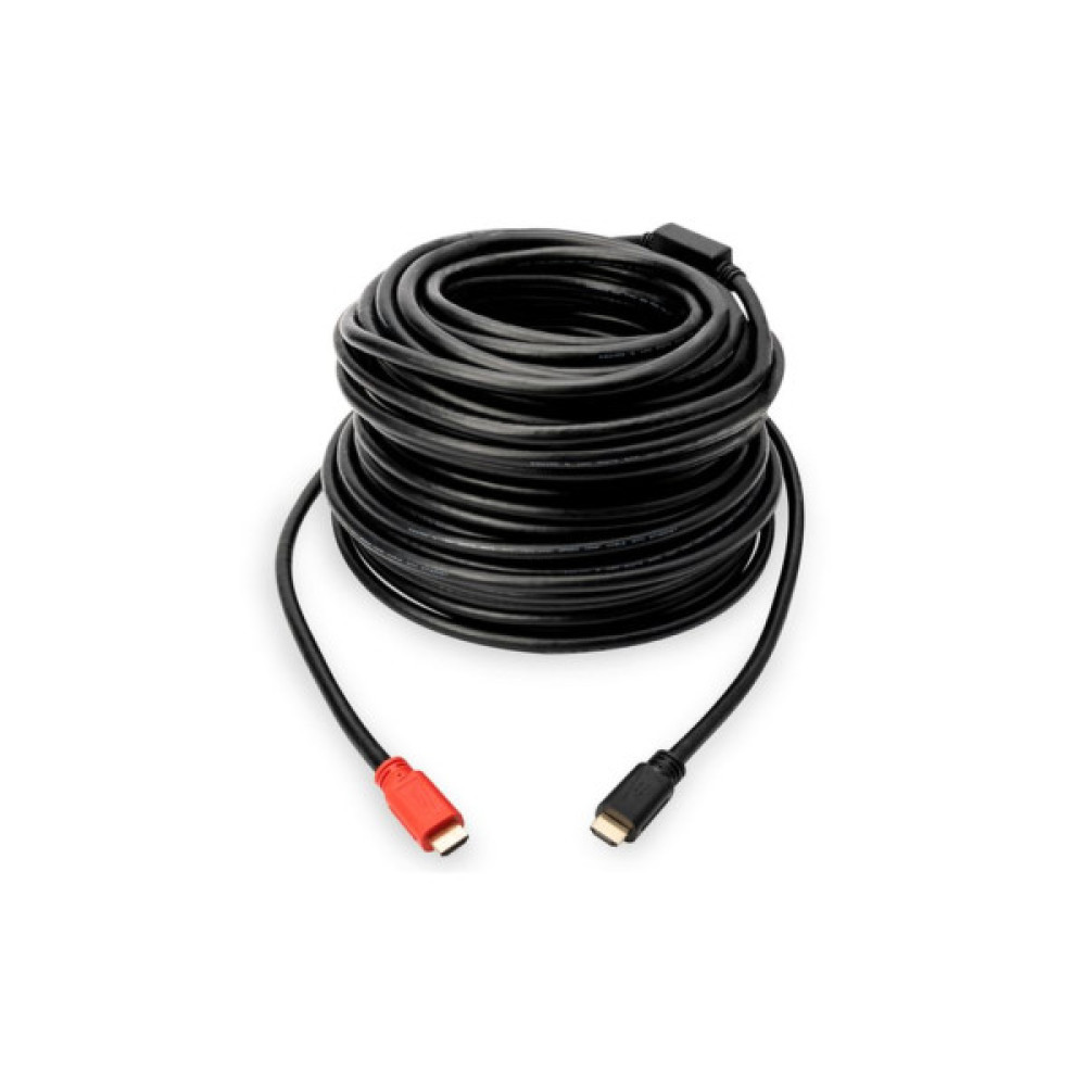 Кабель мультимедійний HDMI M to HDMI M 10.0m 4K Amplifier Digitus (AK-330118-100-S)
