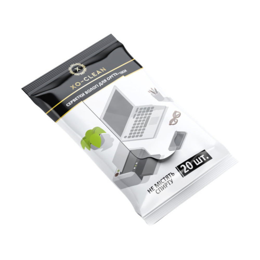Серветки XoKo for technique 20шт BOX, 32 пачки (XO-Clean-20-32)